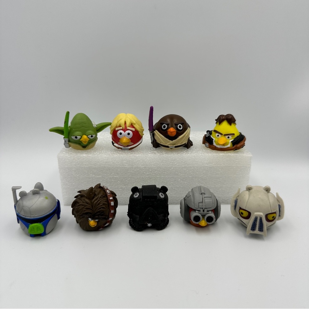 Lot of 9 Angry Birds Star Wars Telepods